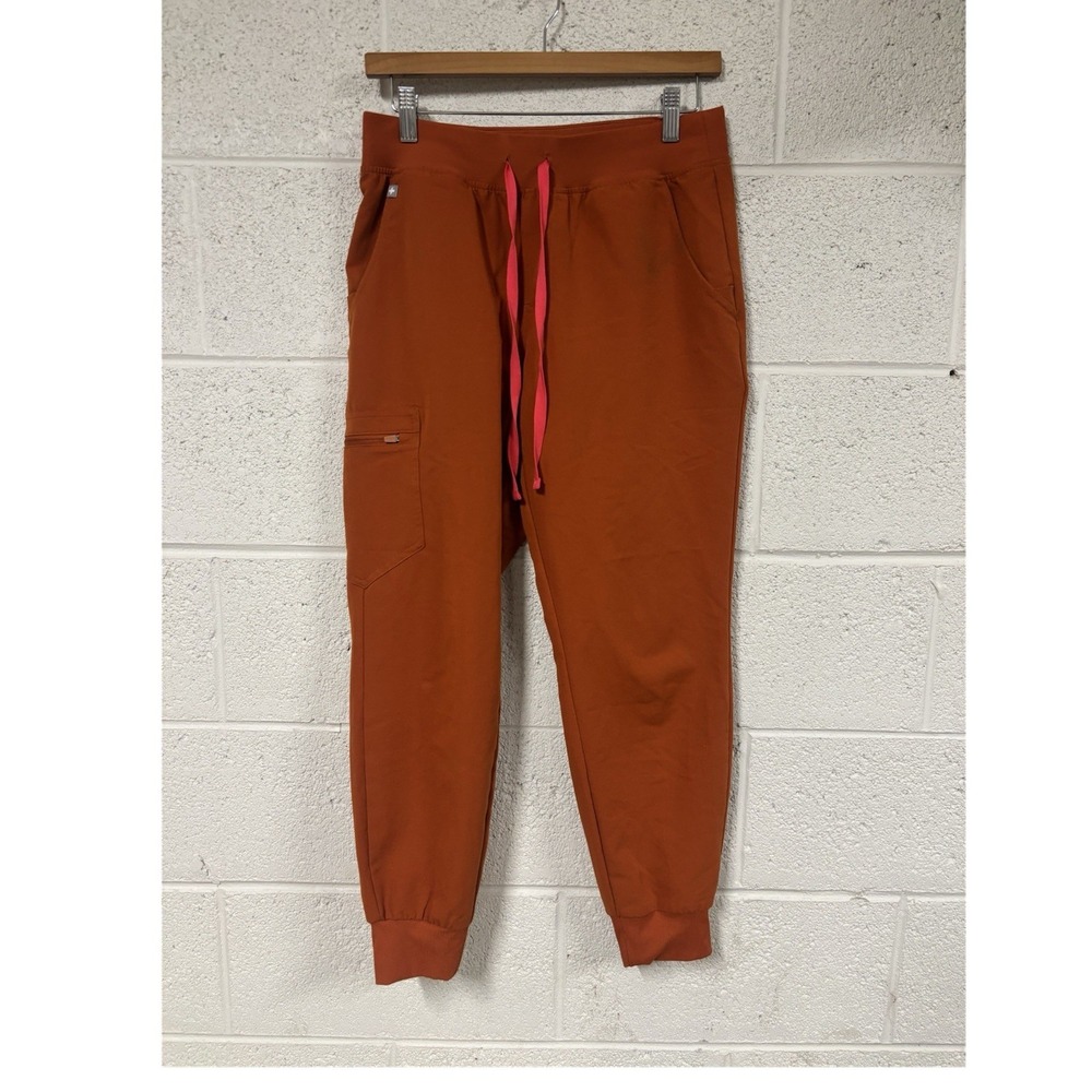 FIGS Technical Collection Orange Scrub Pants Size S - Picture 2 of 5